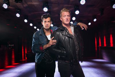 Musicians Mark Ronson and Josh Homme